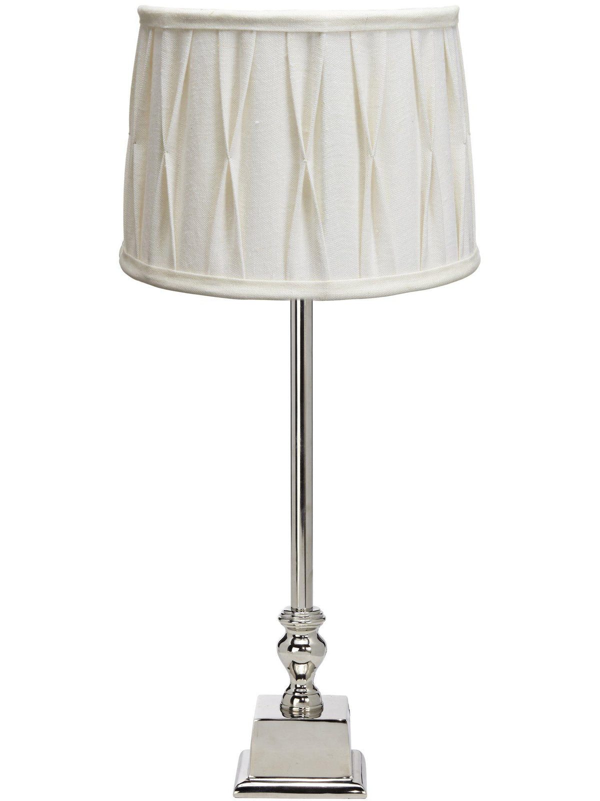 Anibe Lifestyle - Linné - Bordslampa Krom Sofia Plissé Stygn IP20 49cm