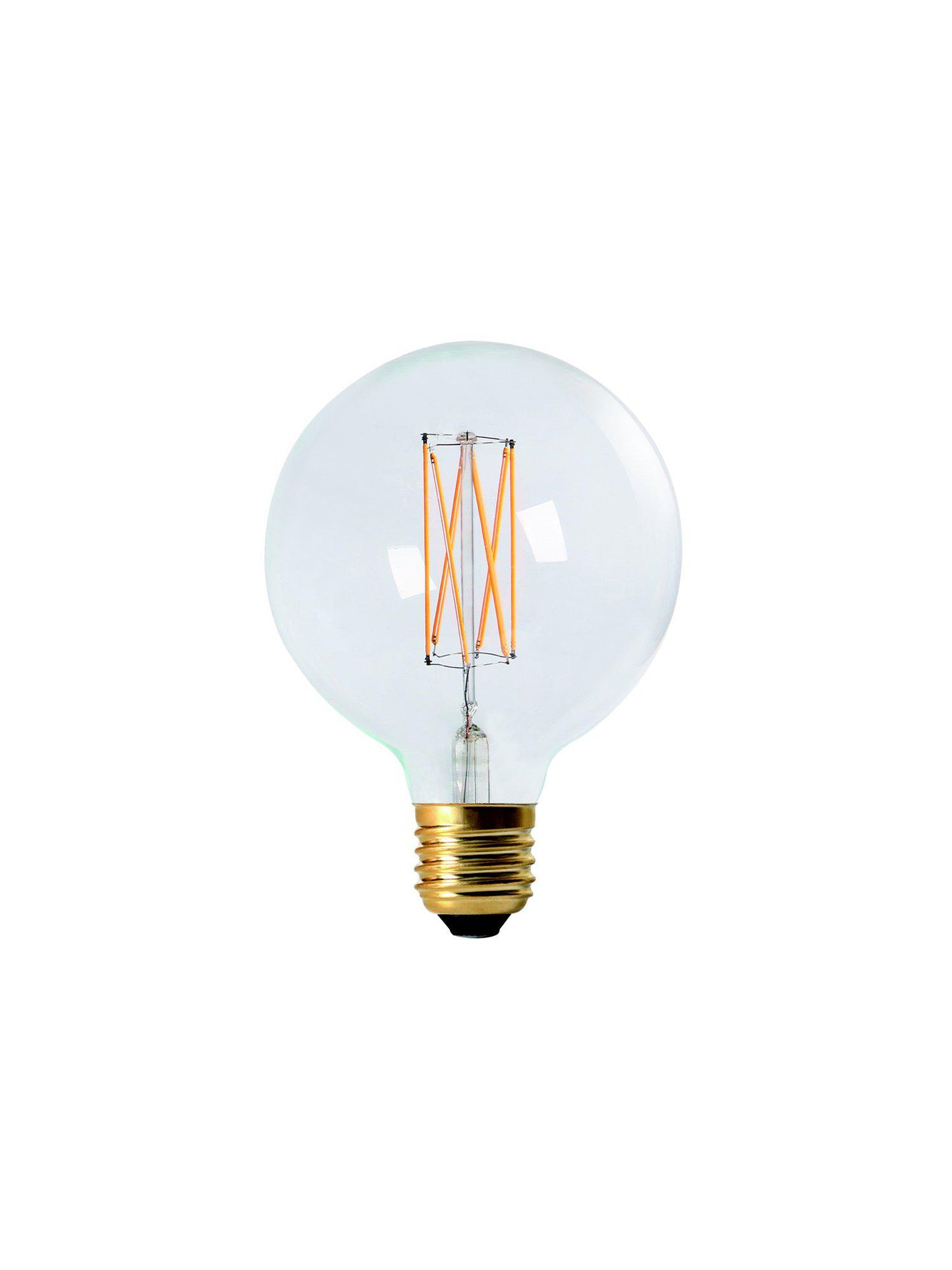 Elect LED Filament Globe Clear 125mm E27 4 W