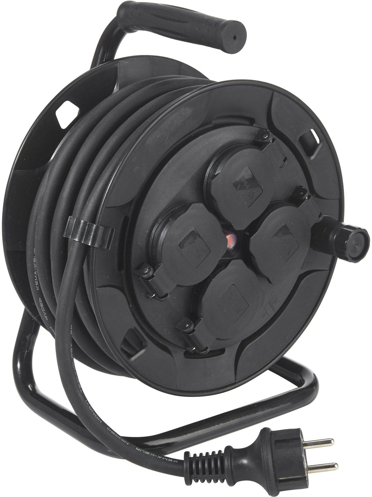 Anibe Lifestyle - Kabelvinda 4 st uttag Utomhus Svart IP44 10 m