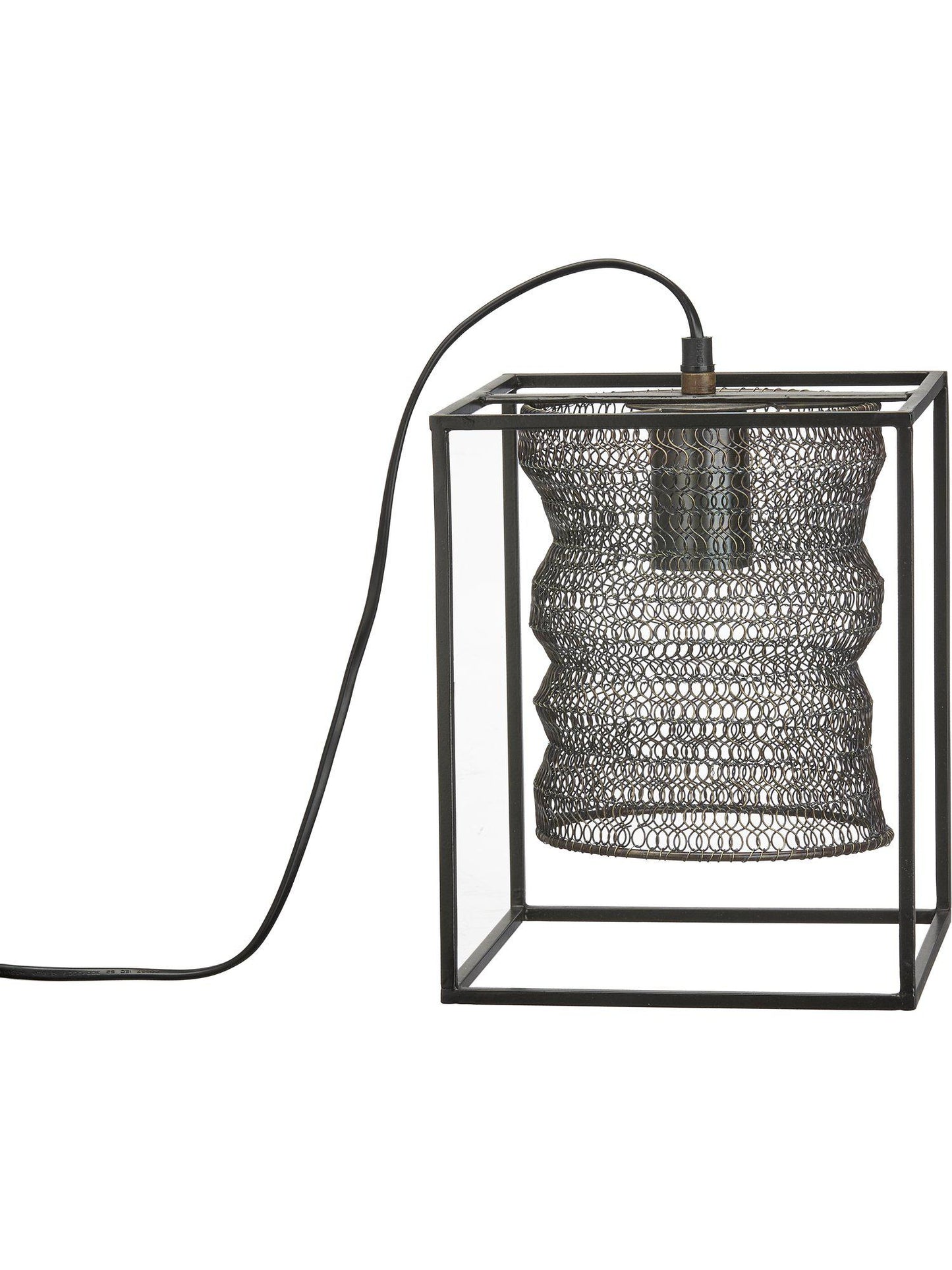 Cuba Bordlampa Svart 28cm