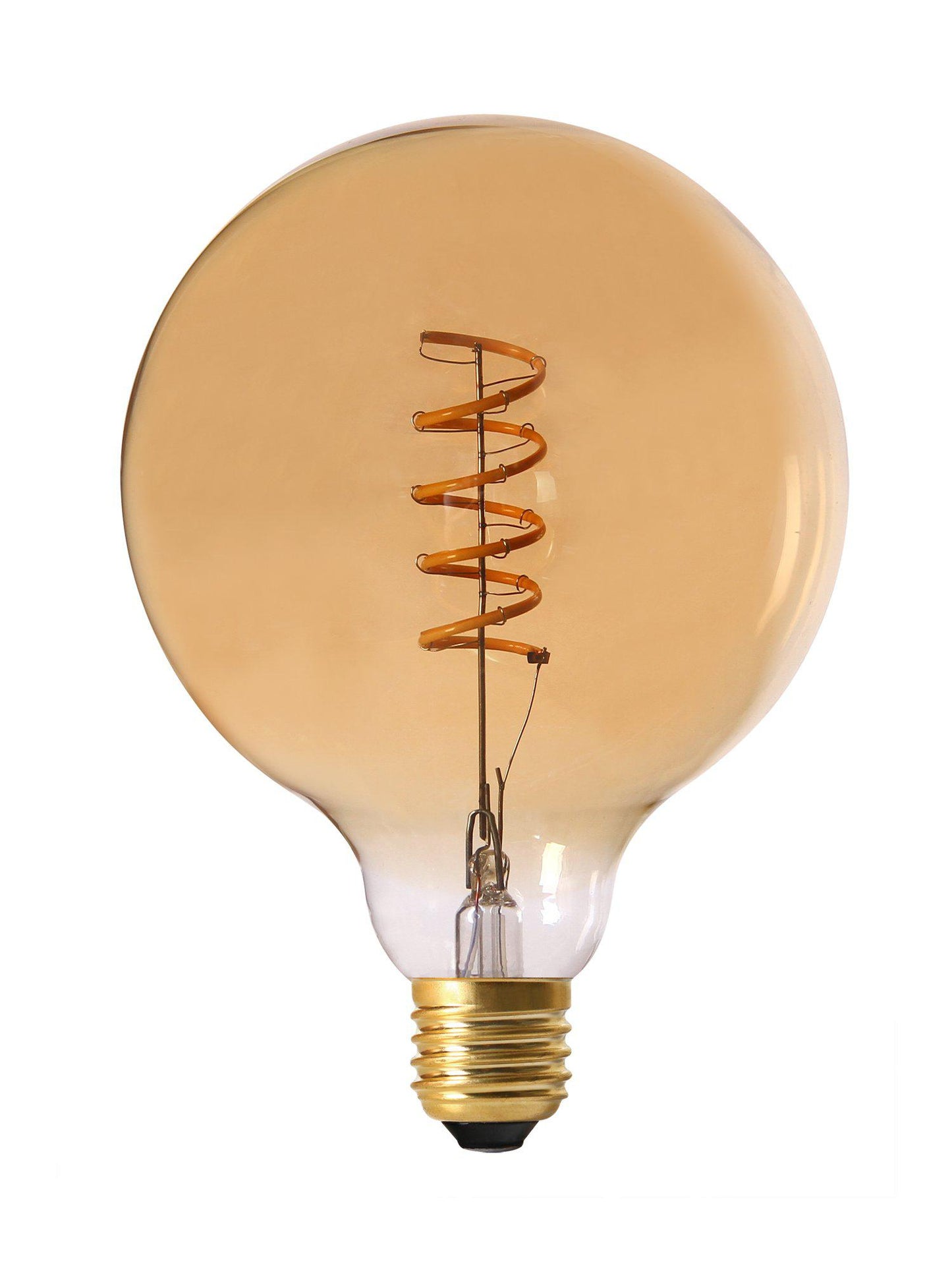 Elect Spiral LED Filament Globe Gold 125mm E27 3 W