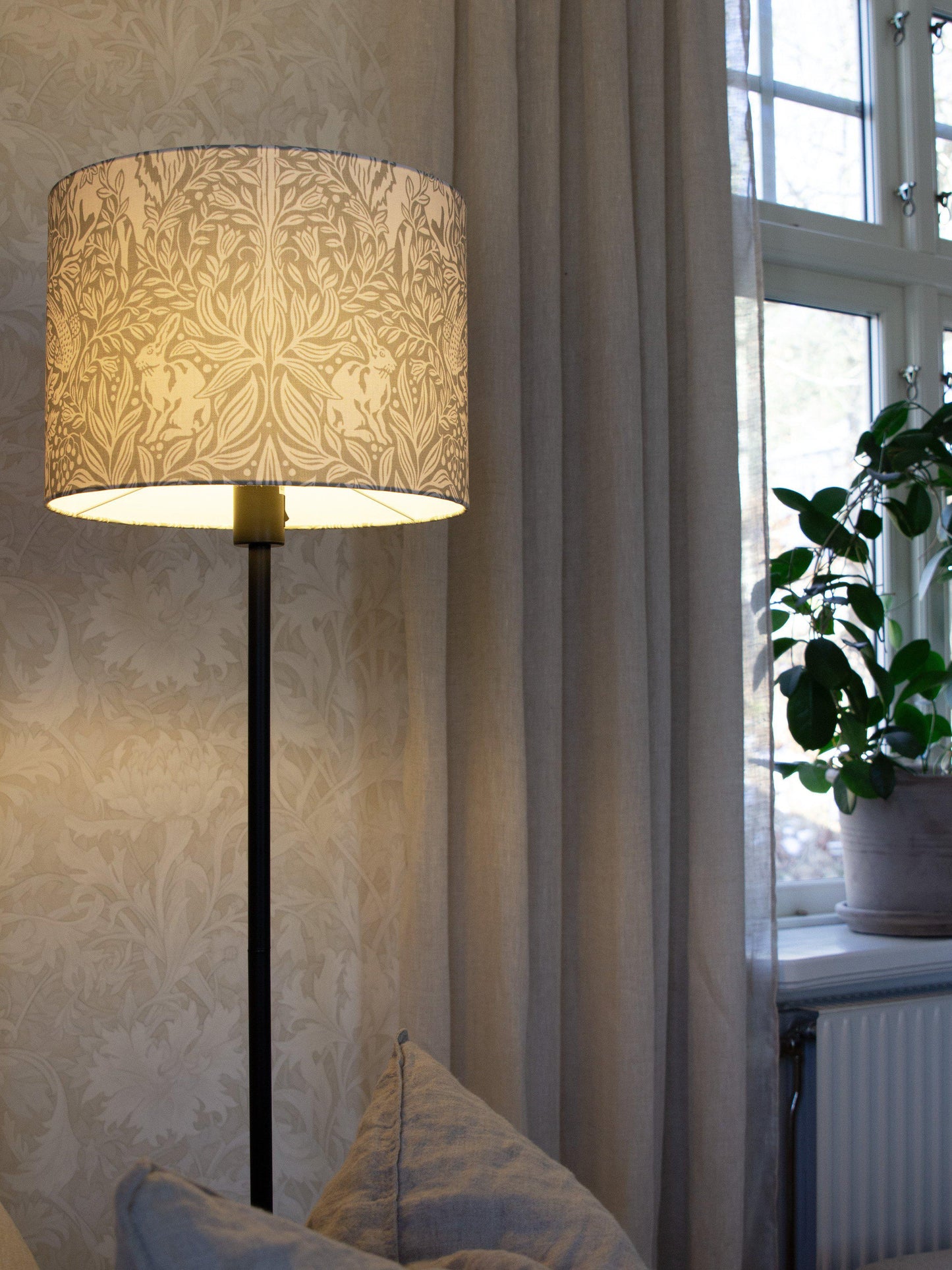 Sara Lampskärm - Eldertree Grön 35cm