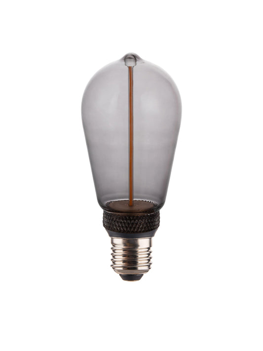 EDGE LED Edison Smoky 144x64mm E27 2 W