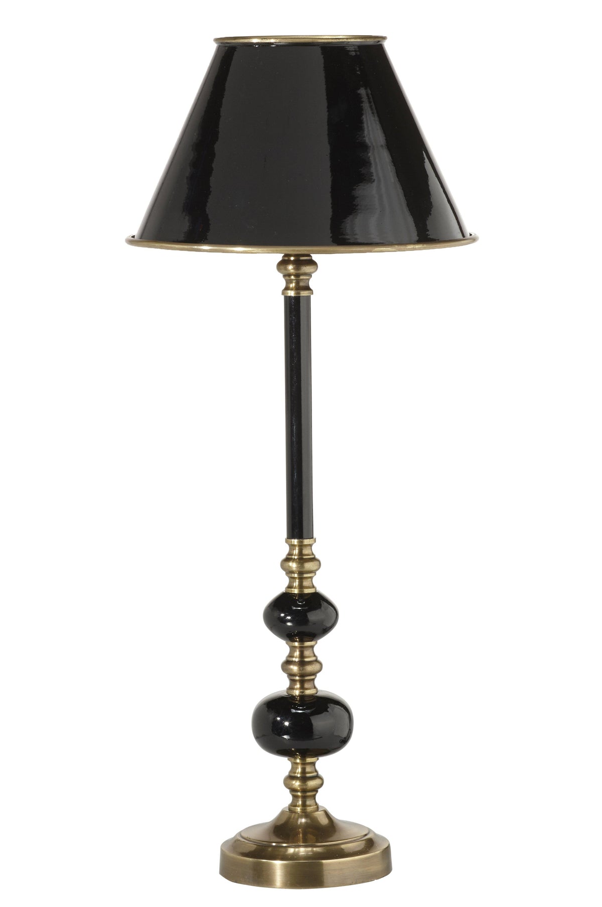 Anibe Lifestyle - Abbey Lampfot Svart Antikmässing IP20 50cm
