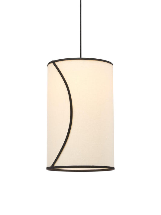 Anibe Lifestyle - Ava - Taklampa Offwhite/Svart 30cm