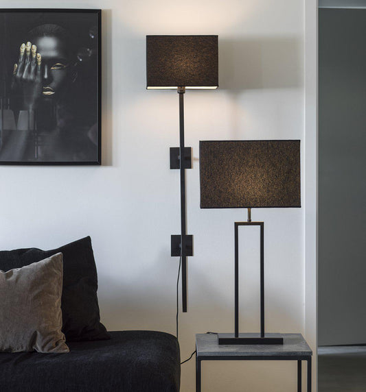 Rod golvlampa - Svart 149 cm
