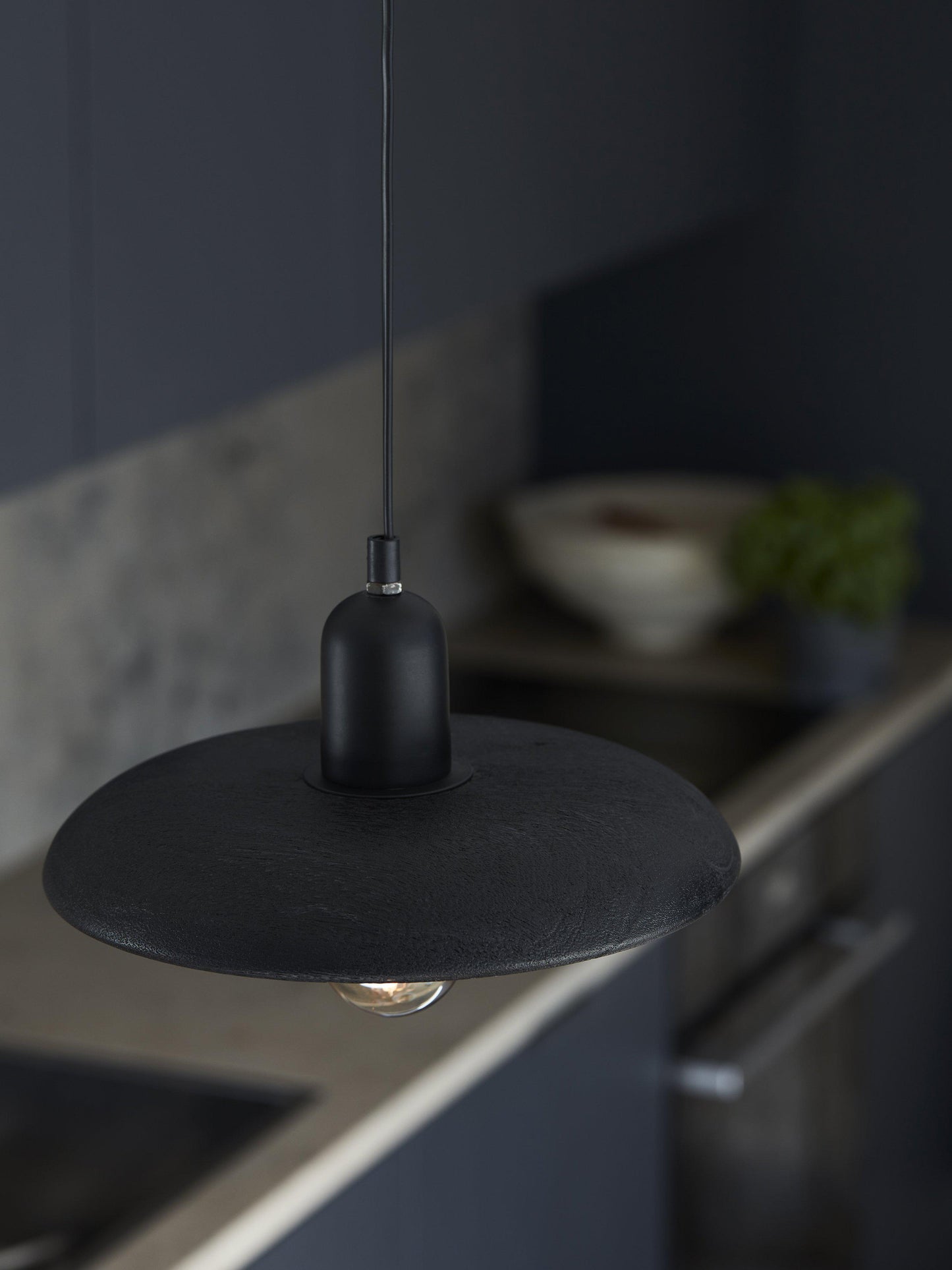 Bliss Tak/Fönsterlampa Black Rustic IP20 28cm