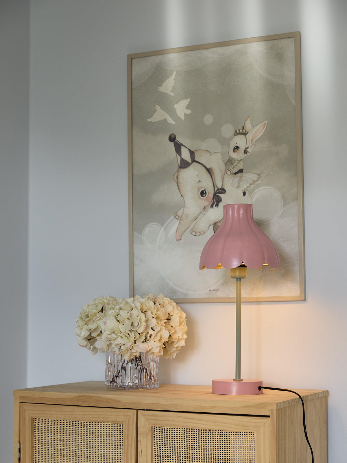 Anibe Lifestyle - Wera Bordslampa Rosa/Grön IP20 47cm
