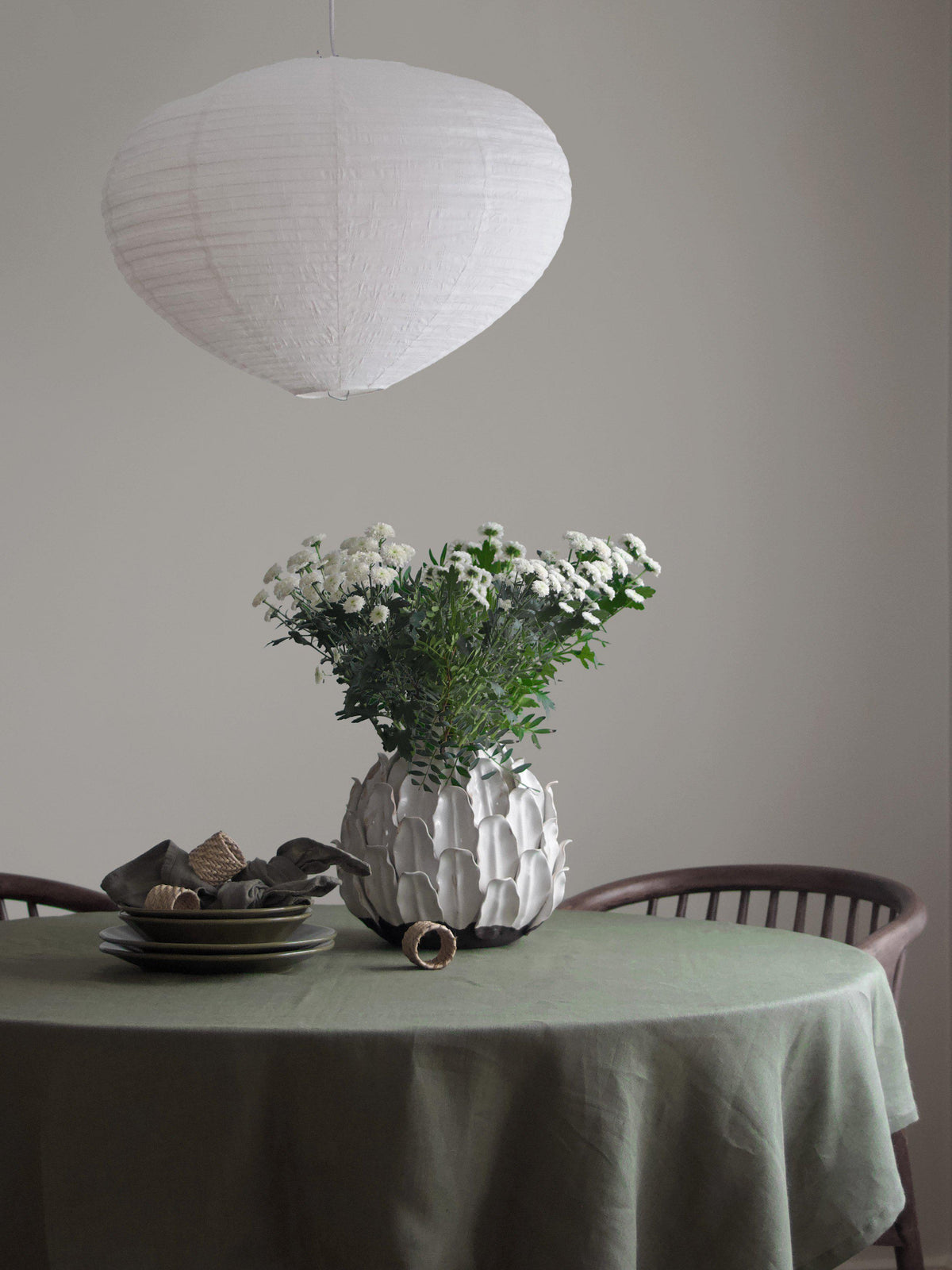 Anibe Lifestyle - Verona - Takskärm Vitt tyg 55cm