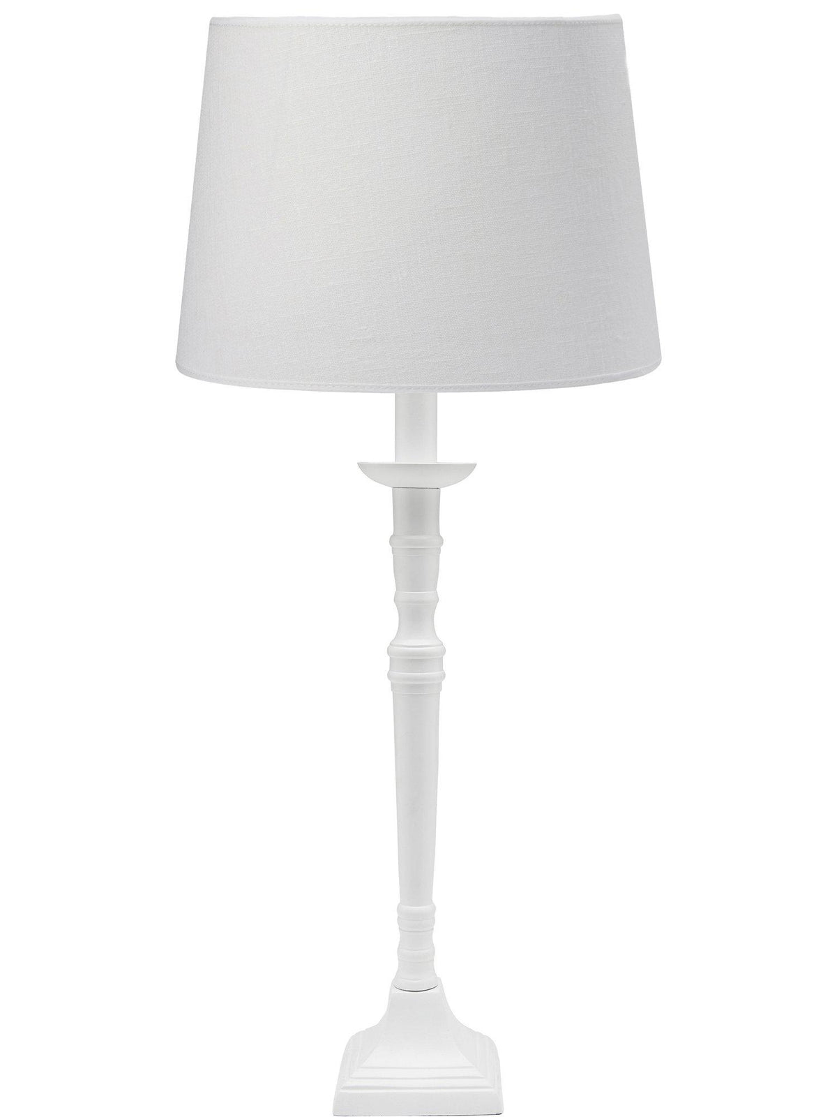 Anibe Lifestyle - Salong bordslampa vit med lampskärm Sofia offwhite 55cm