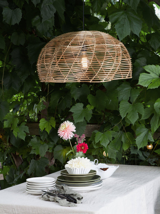Anibe Lifestyle - Mayla - Taklampa Utomhus Natur 53cm