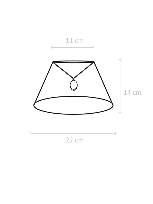 Anibe Lifestyle - Empire - Lampskärm Lin Natur 22cm