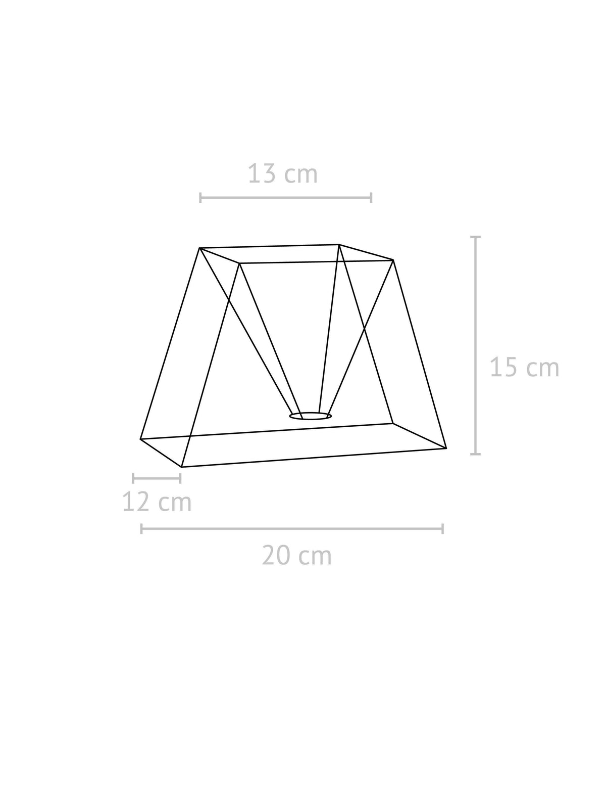 Anibe Lifestyle - Scala - Lampskärm Franza Grå 20cm