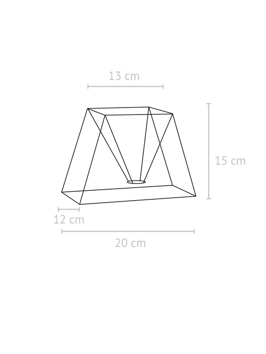 Anibe Lifestyle - Scala - Lampskärm Franza Grå 20cm
