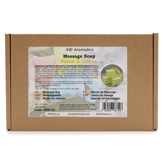 Anibe Lifestyle - Massagetvål - Persika & Citron