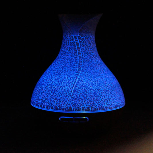 Anibe Lifestyle - Aromadiffusor - Palma med skaldesign, USB, färgskiftande ljus och timer