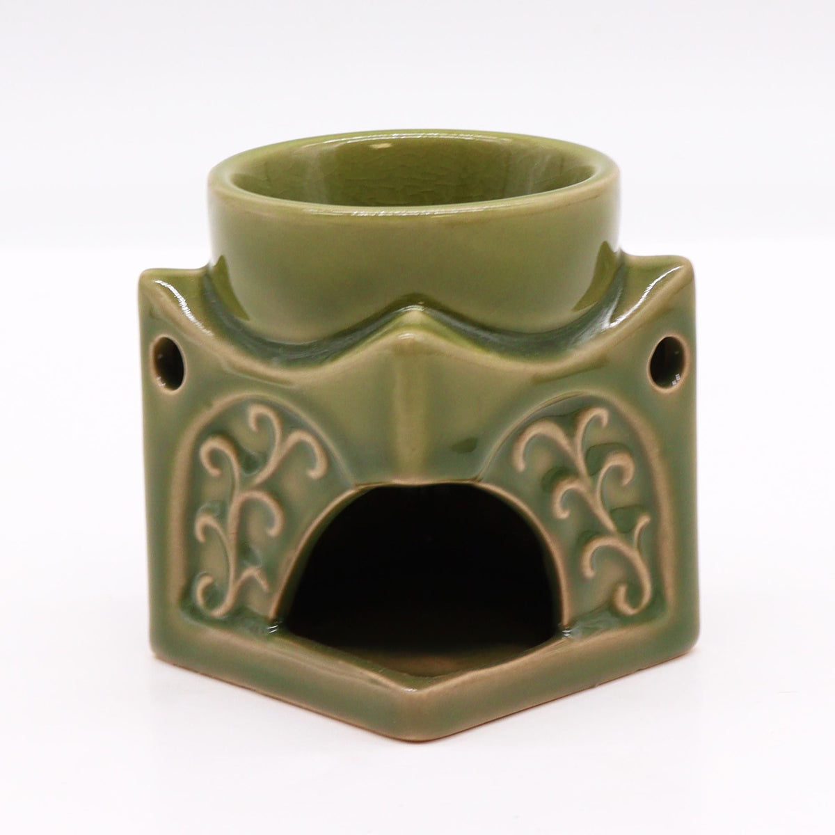 Anibe Lifestyle - Doftlampa - Fyrkantig Buddha Ljus Jade