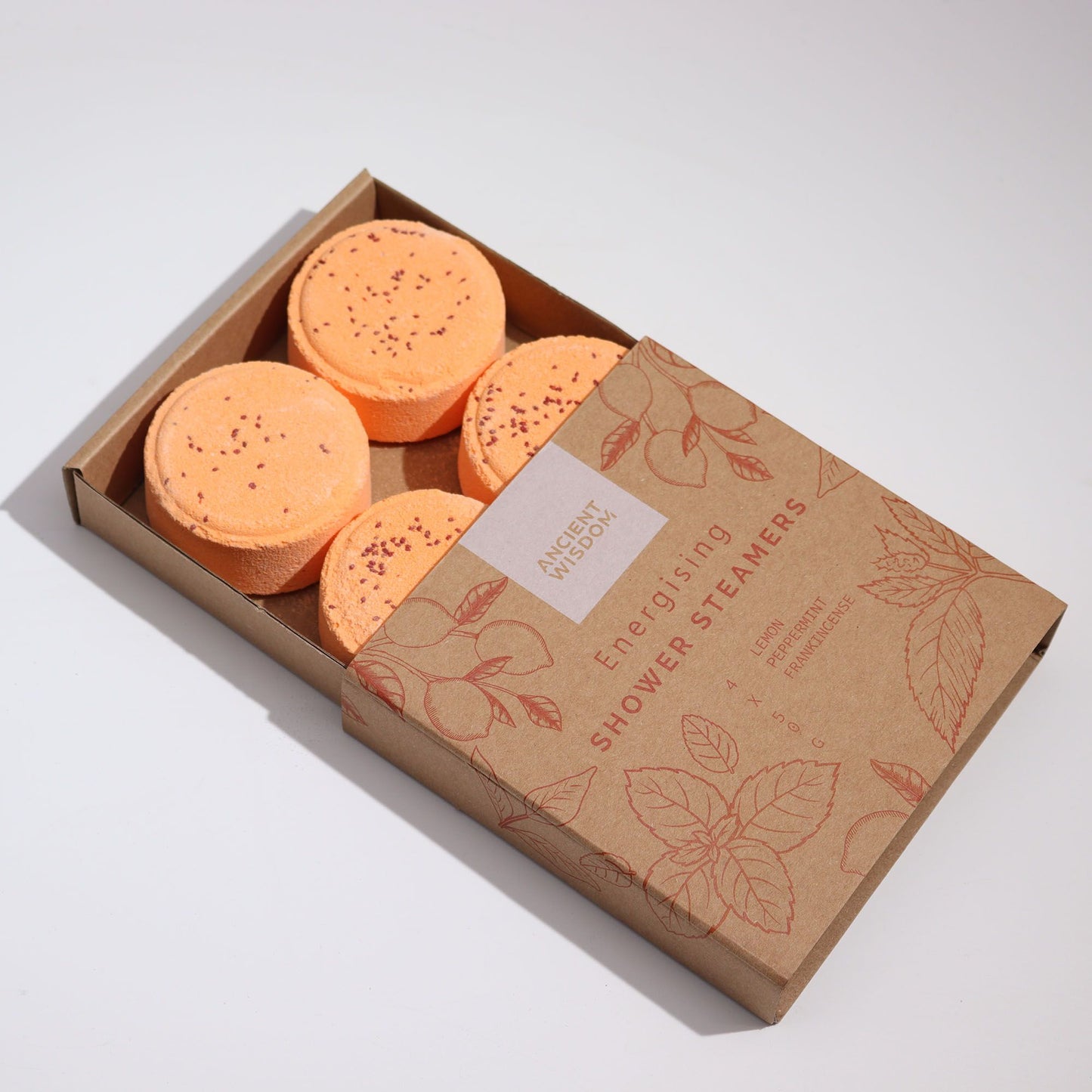 4-pack Zen Duschångare 50 g - Therapy Wellness Quartet - Energising (Orange)