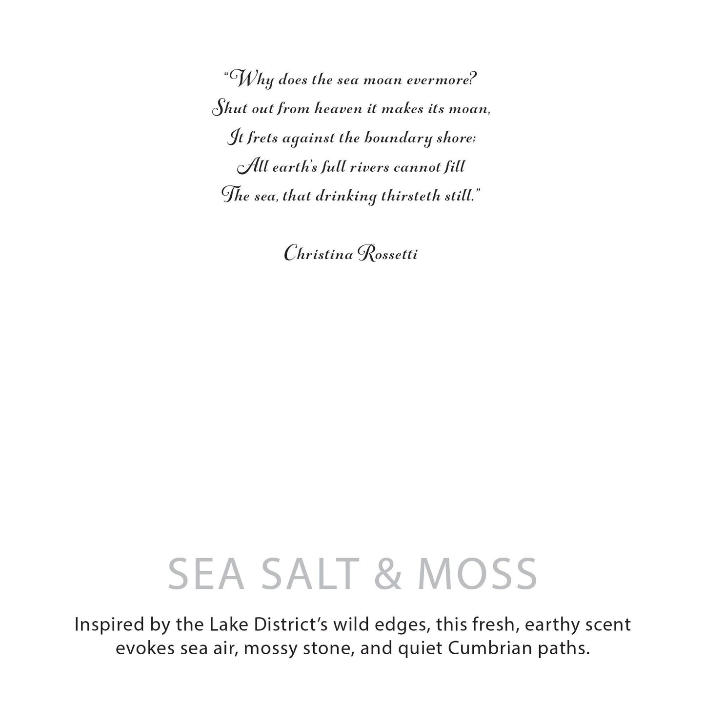 Agnes + Cat Botaniska Sojavaxljus - Seasalt & Moss