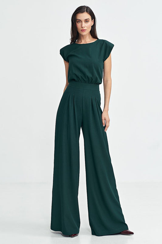 Anibe Lifestyle - Byxdress med palazzo-ben och axelvadd
