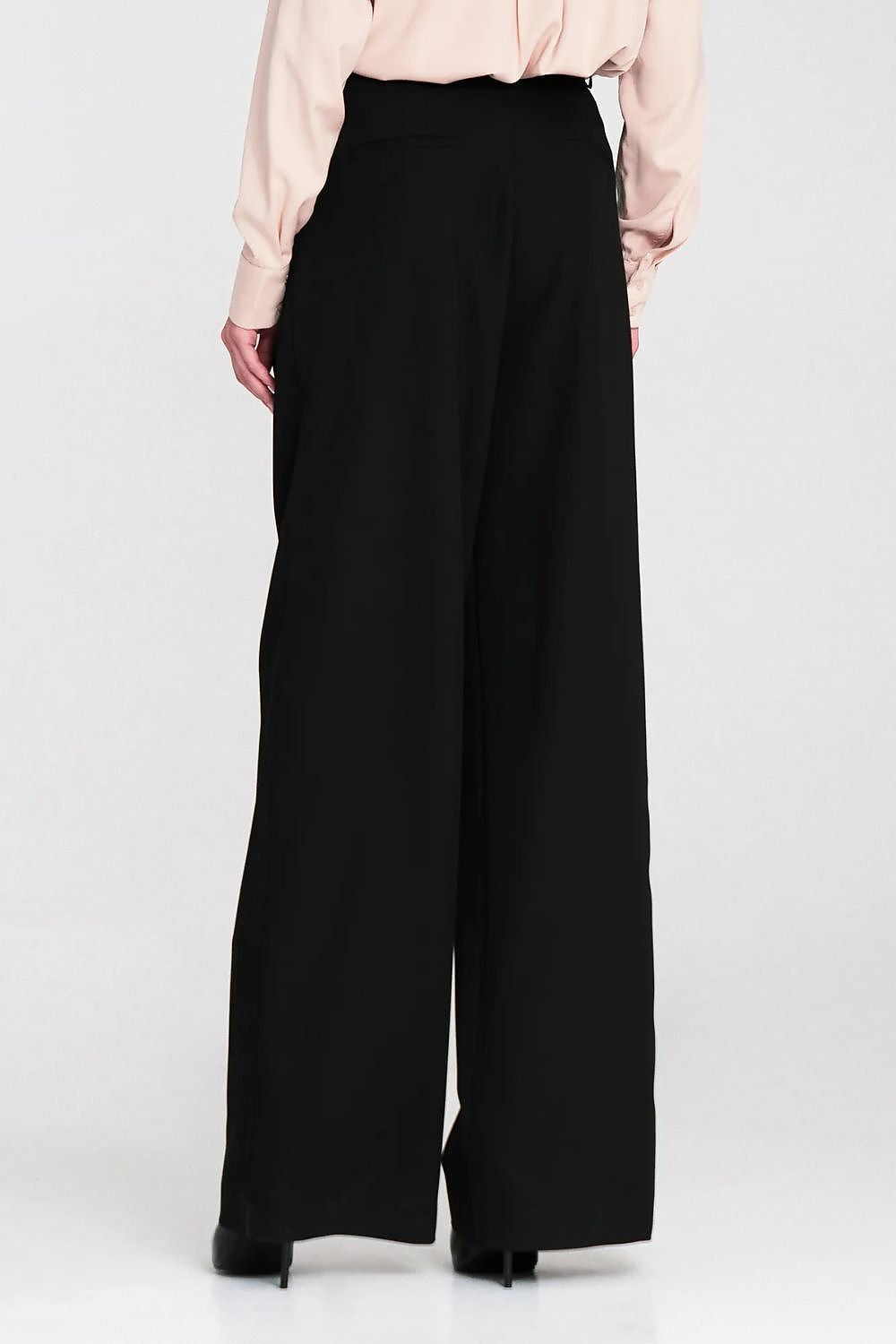 Anibe Lifestyle - Wide leg-byxor med hög midja