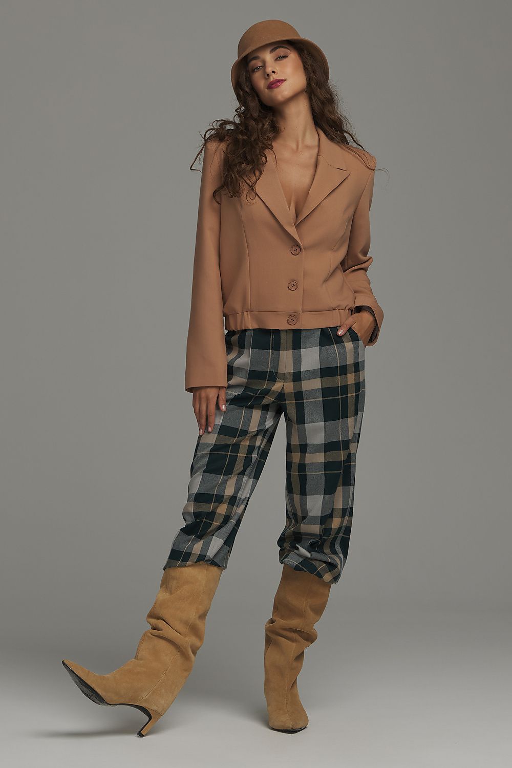 Anibe Lifestyle - Byxor med hög midja och raka ben