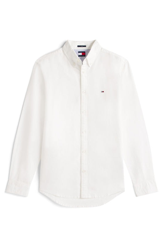 TOMMY JEANS - Men's regular Oxford shirt - Size XL-5
