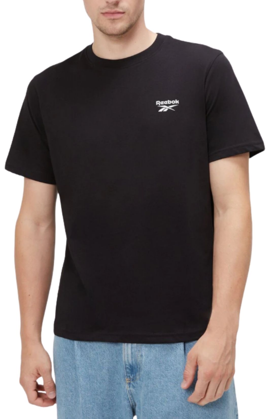 REEBOK - Men's Cody Small Logo T-shirt  - Size S-3