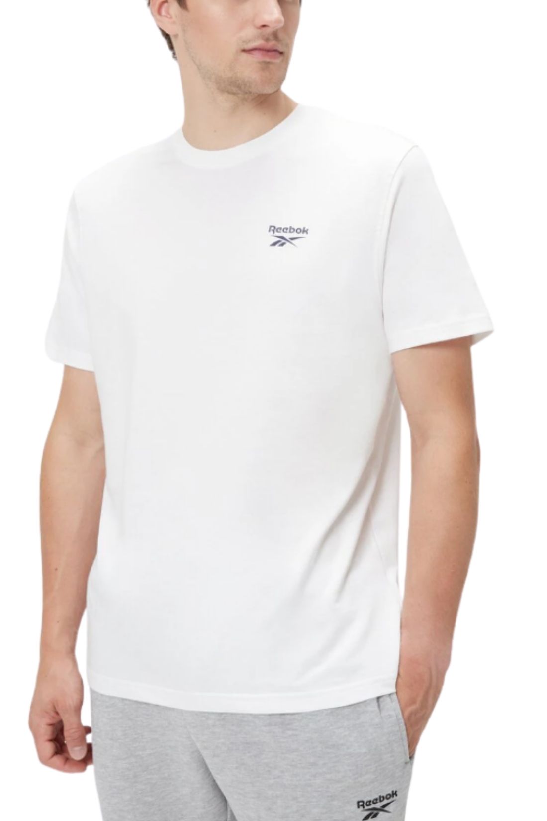 REEBOK - Men's Cody Small Logo T-shirt  - Size S-6