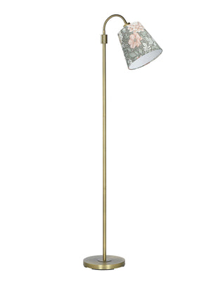 Anibe Lifestyle - Amy - Golvlampa Flex 1 Mässing med Dahlia skärm 150cm