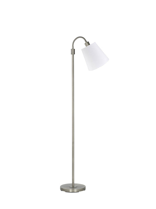 Anibe Lifestyle - Amy - Golvlampa Flex 1 med Cia Franza skärm Vit 150cm