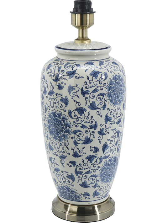 Anibe Lifestyle - Li Jing Lampfot Vit Blå 49cm