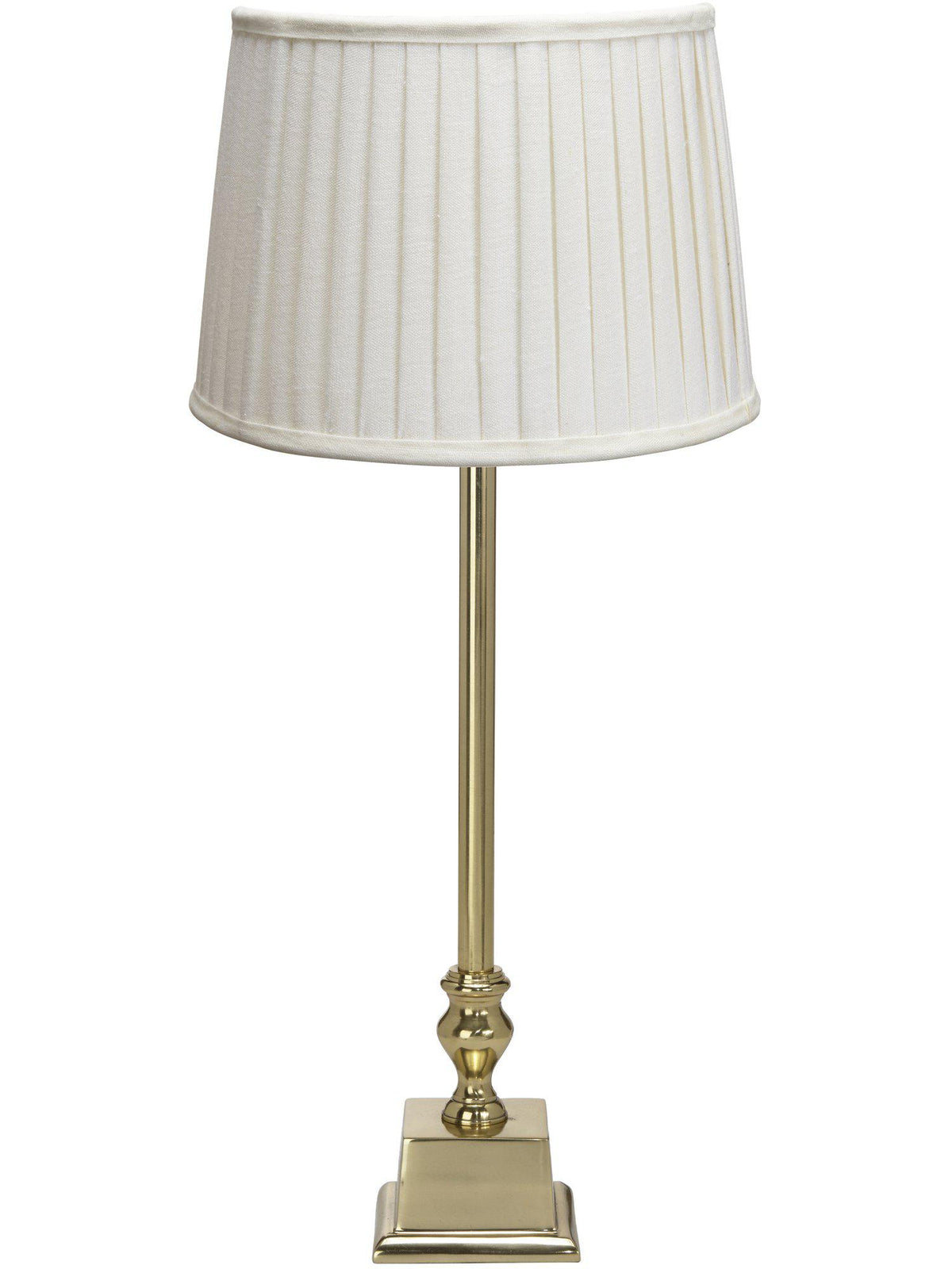 Anibe Lifestyle - Linné - Bordslampa Guld Sofia Plissé Offwhite IP20 66cm