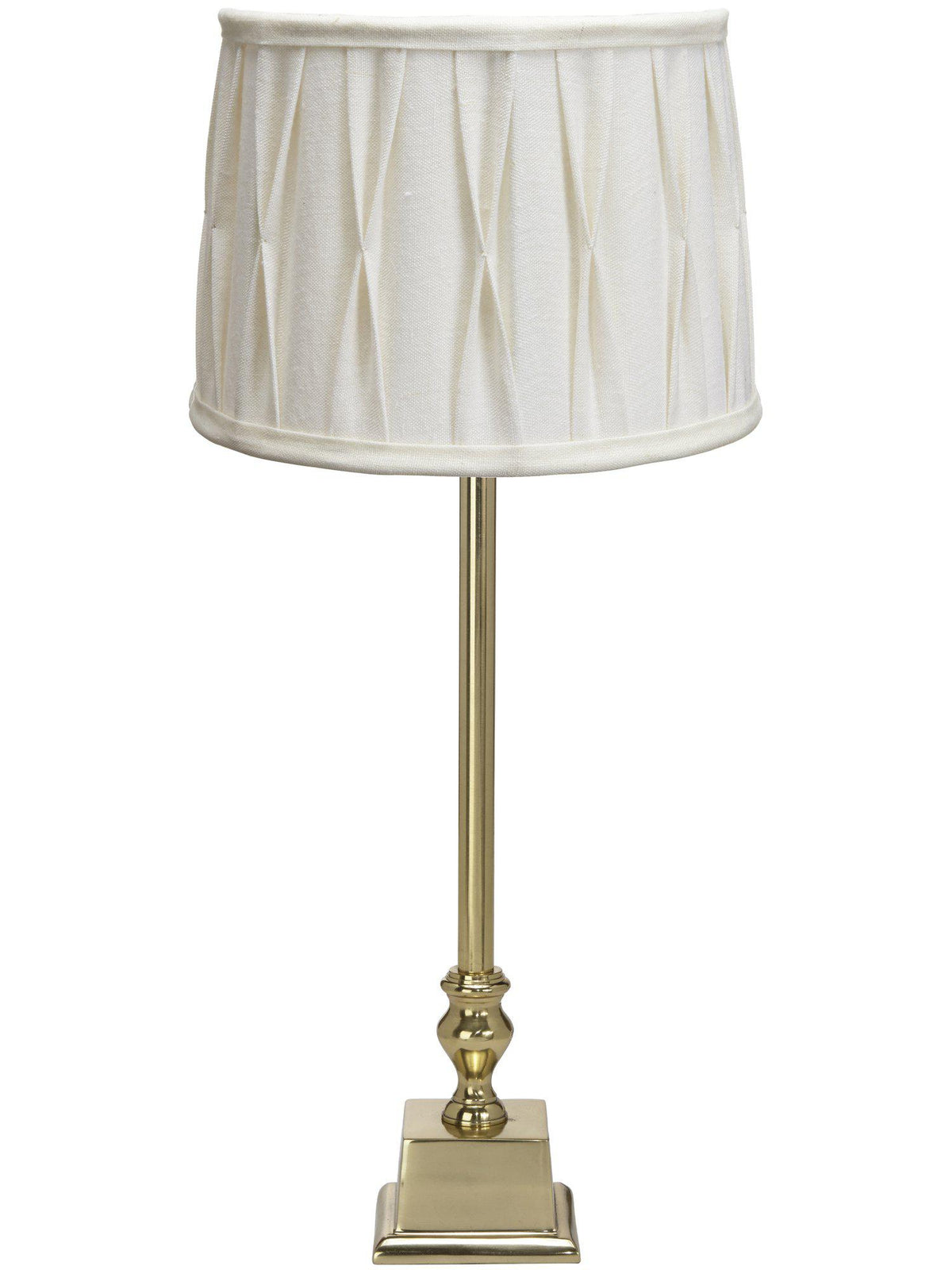 Anibe Lifestyle - Linné Bordslampa Guld Sofia Plissé Stygn IP20 66cm