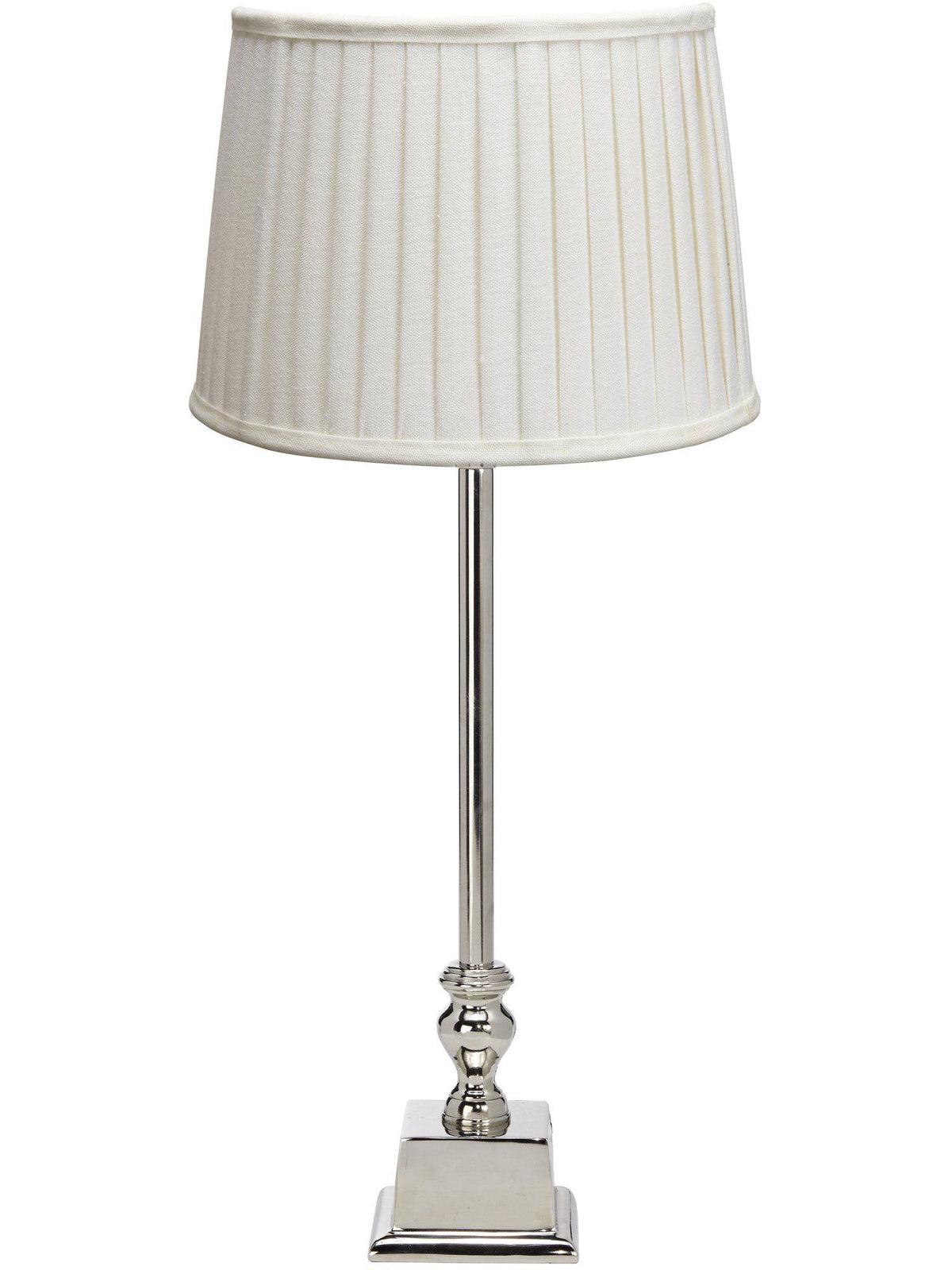Anibe Lifestyle - Linné - Bordslampa Krom Sofia Plissé Offwhite IP20 66cm
