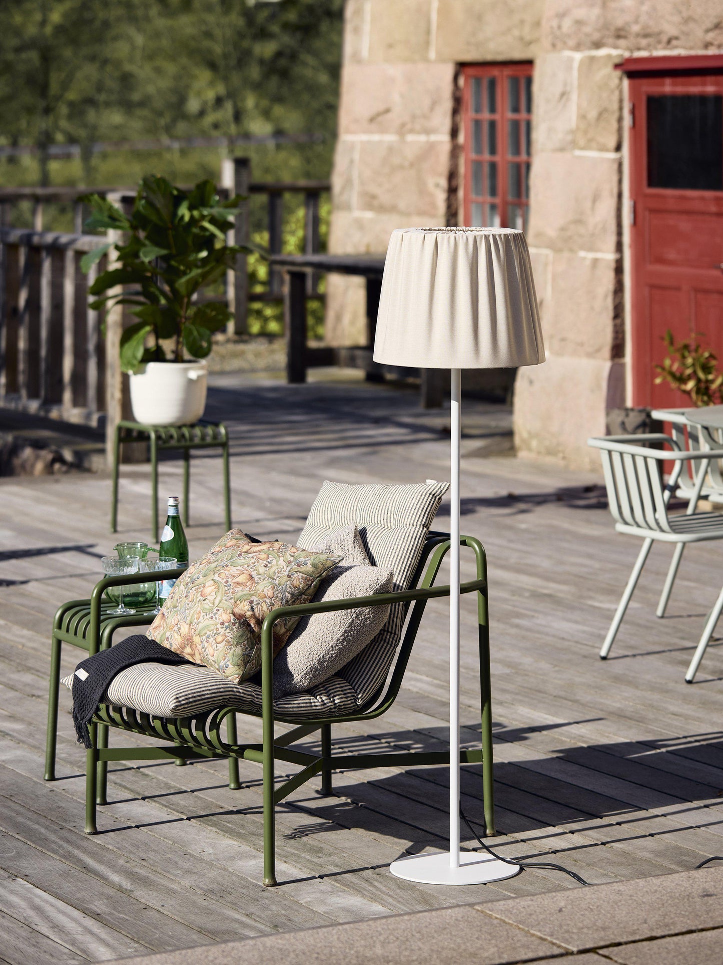Agnar Golvlampa Outdoor - Beige 156 cm