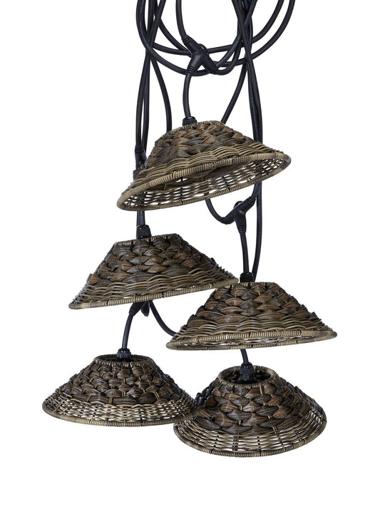 Anibe Lifestyle - Lisen - Flex Out Ljusslinga E27 Brun Natur IP44 6,5m