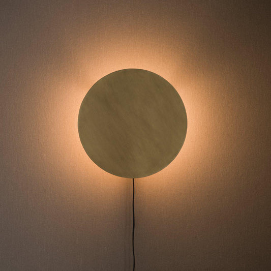 Anibe Lifestyle - Fullmoon Vägglampa Pale Silver IP20 25cm