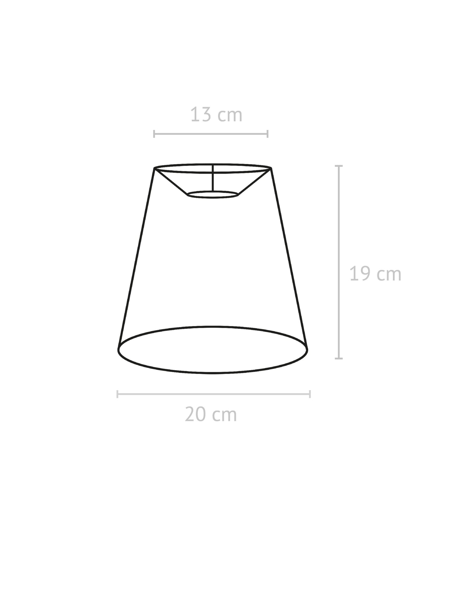 Cia Toppringskärm - Dahlia Grön 20cm