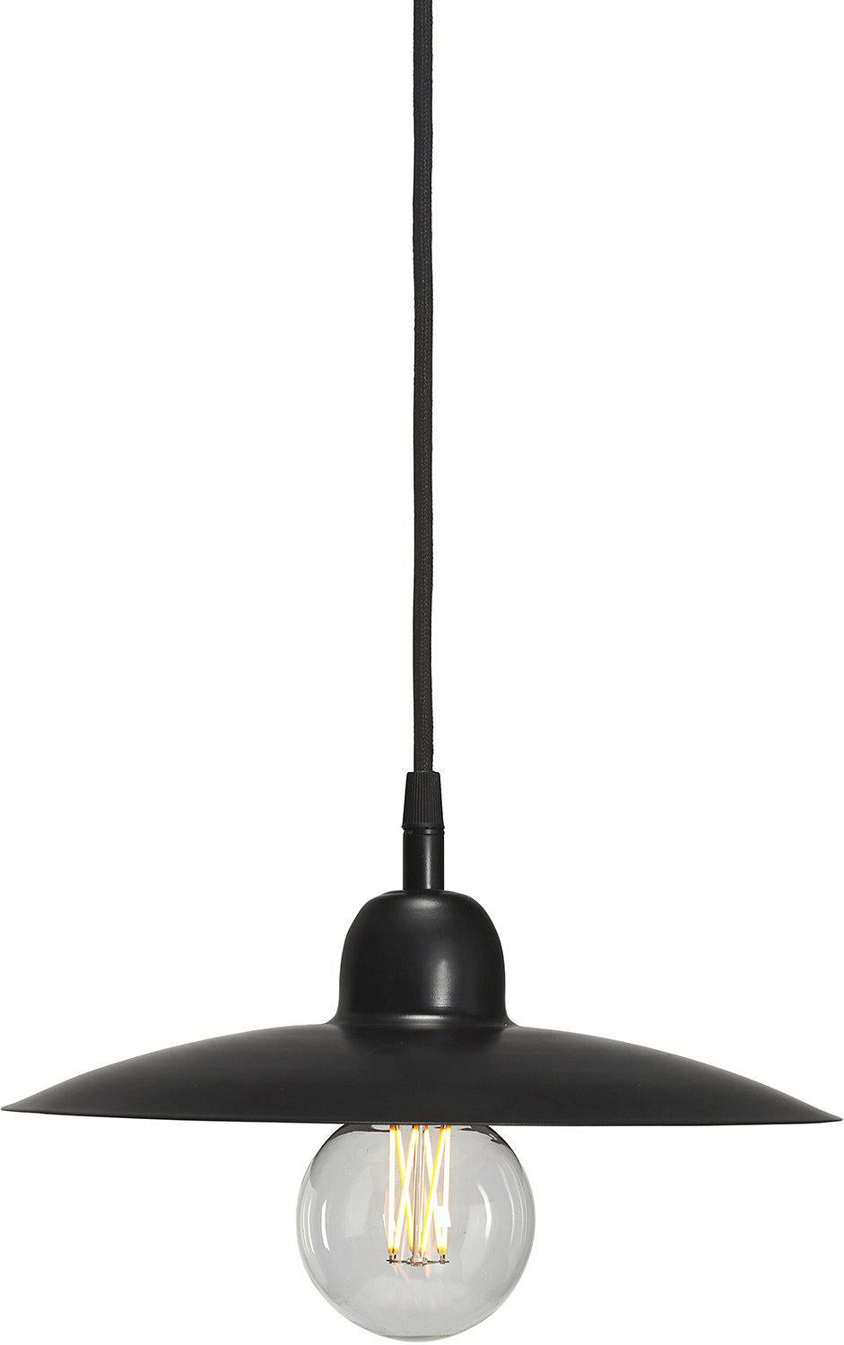 Como Tak/Fönsterlampa Svart IP20 28cm