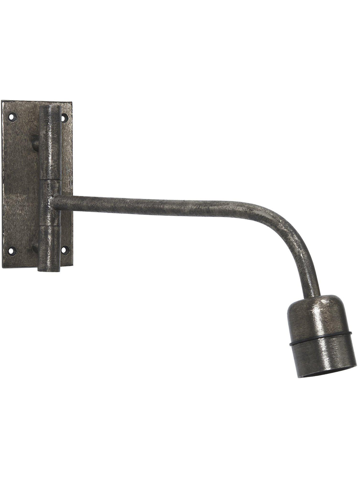 Anibe Lifestyle - Base Vägglampa Svängbar Beaten Silver IP20 34cm