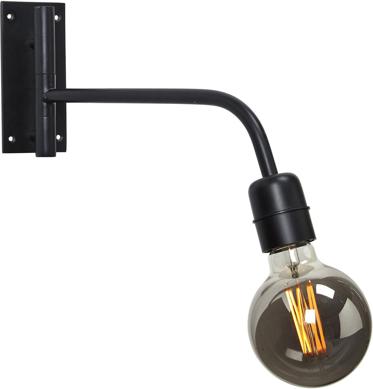 Anibe Lifestyle - Base Vägglampa Svängbar Matt Svart IP20 34cm