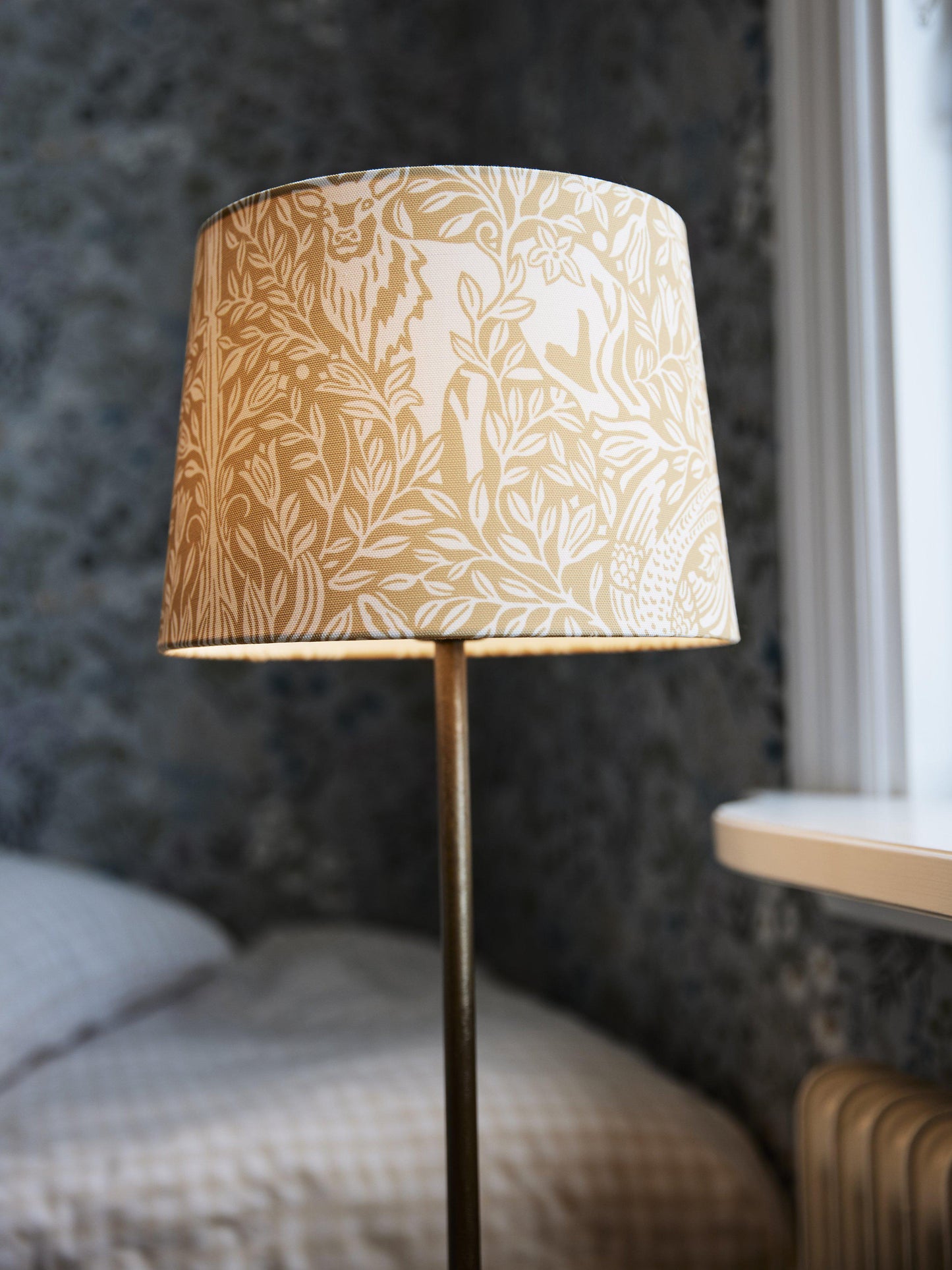 Base Lampfot Beaten Gold 45cm