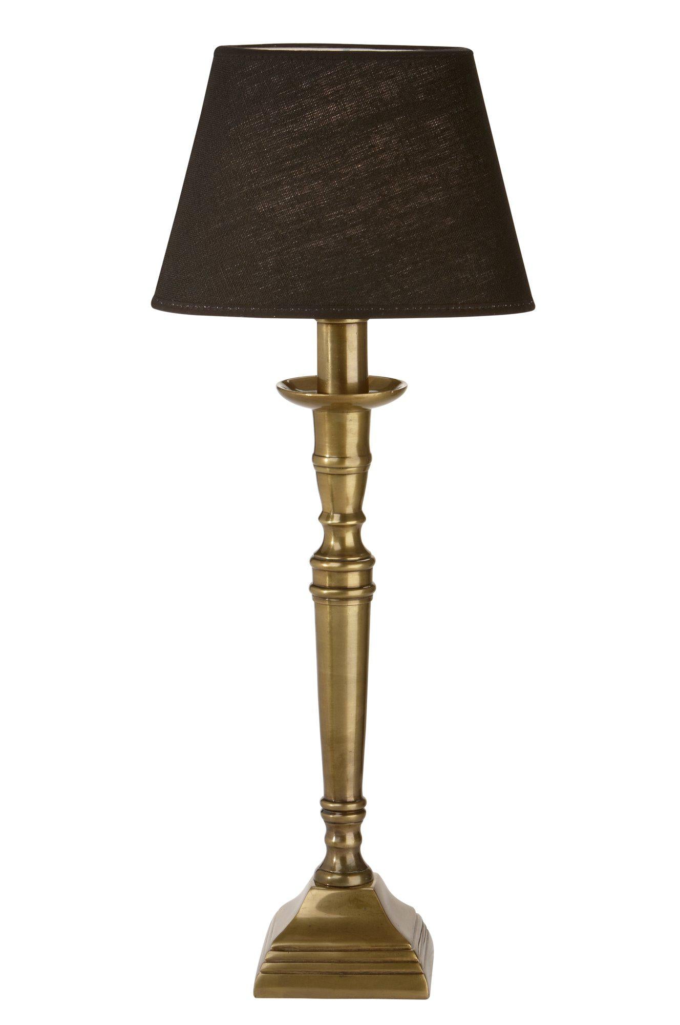 Salong Lampfot Antikmässing 53cm