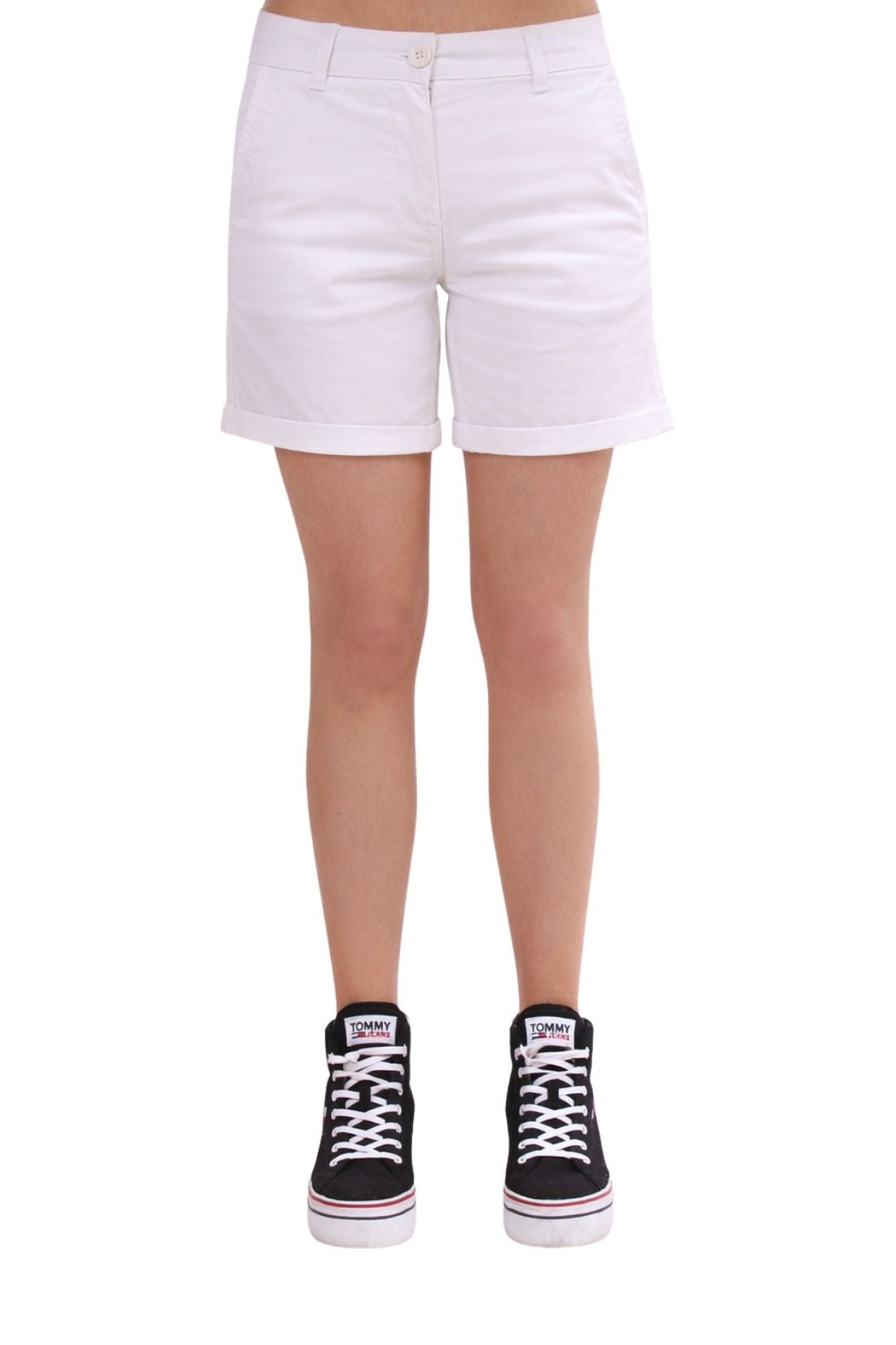 NORTH SAILS - Women's chino shorts with cuffs-0