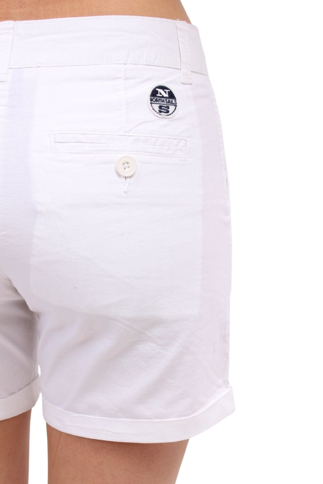 NORTH SAILS - Women's chino shorts with cuffs-3