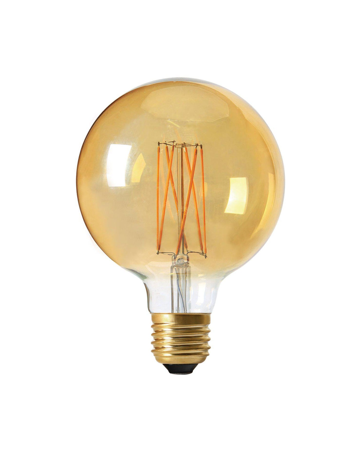 Elect LED Filament Globe Gold 95mm E27 2 W