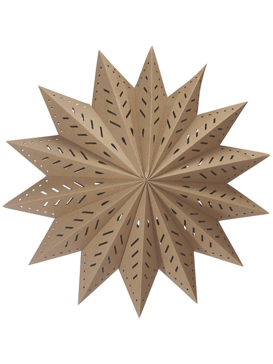 Anibe Lifestyle - Alfa - Julstjärna Brun 50cm