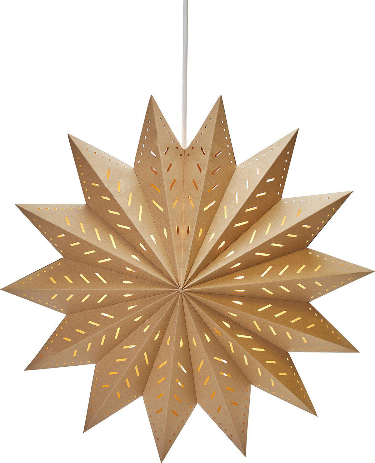 Anibe Lifestyle - Alfa - Julstjärna Brun 50cm