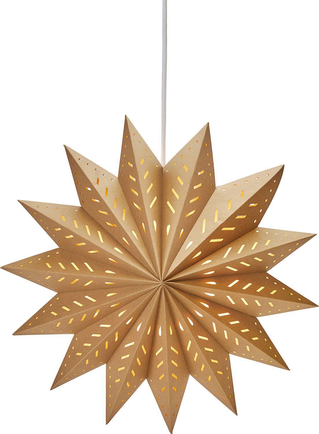 Anibe Lifestyle - Alfa - Julstjärna Brun 60cm